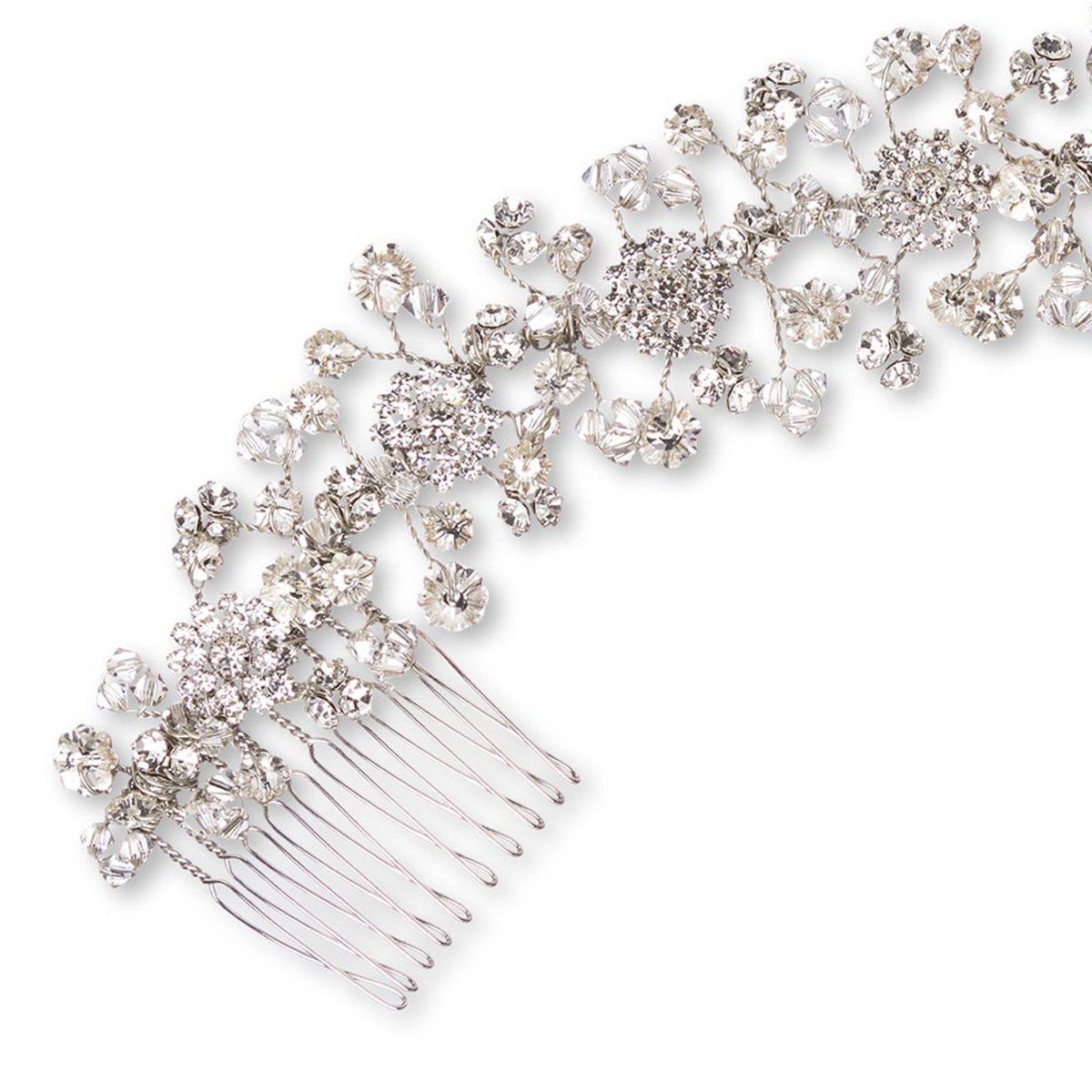 Christie Vine - Silver - Ellen Hunter NYC - Luxury Bridal Jewelry