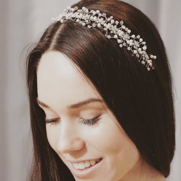 Enchanted Vine - Silver - Ellen Hunter NYC - Luxury Bridal Jewelry