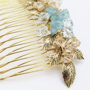 Amanda Comb - Gold - Multi-colored - Ellen Hunter NYC - Luxury Bridal Jewelry