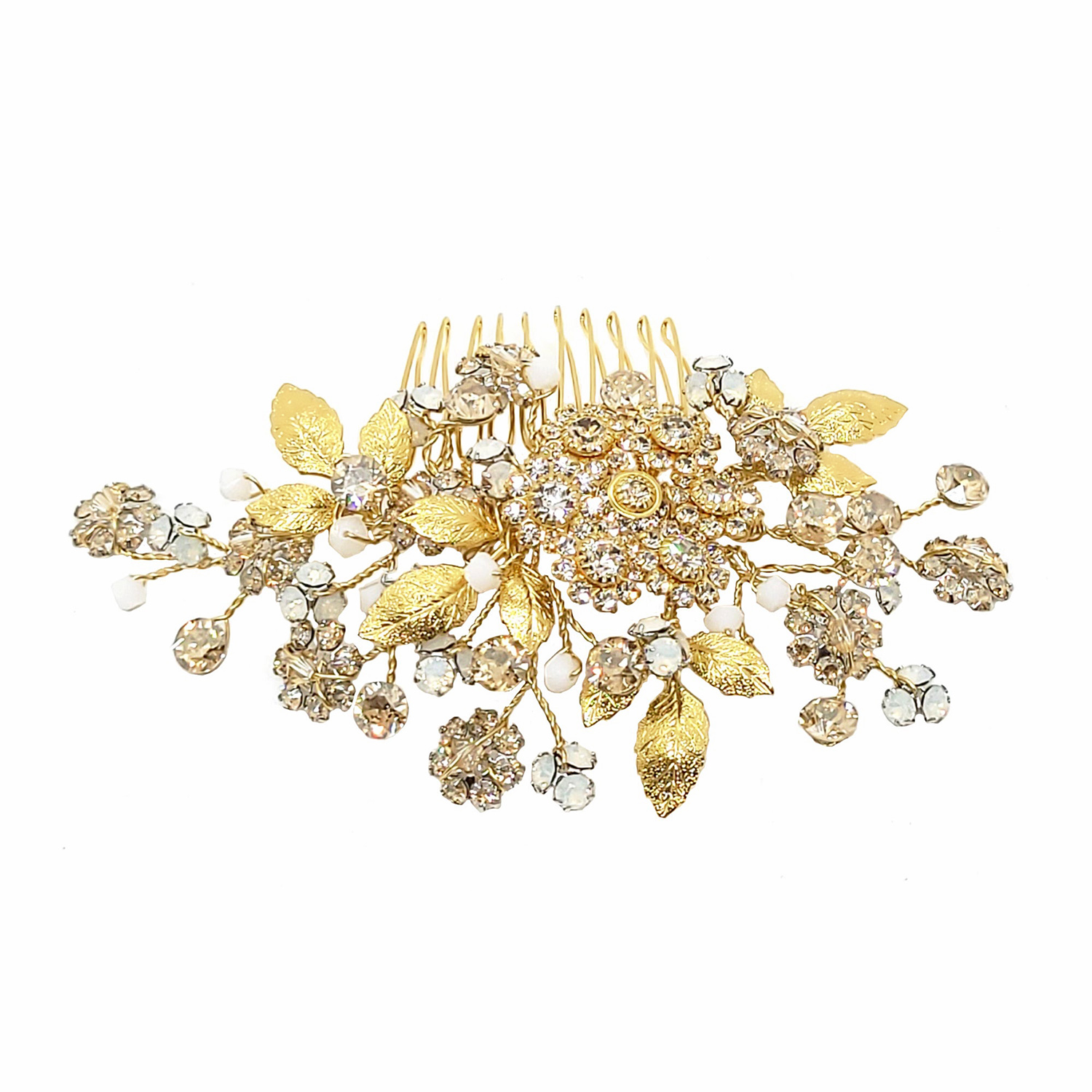 Anita Comb - Gold - Ellen Hunter NYC - Luxury Bridal Jewelry