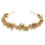 Bee Headband - Gold - Ellen Hunter NYC - Luxury Bridal Jewelry