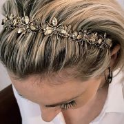 Bee Headband - Gold - Ellen Hunter NYC - Luxury Bridal Jewelry