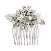 Carolyn Comb - Silver - Ellen Hunter NYC - Luxury Bridal Jewelry