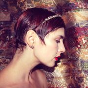 Carrie Headband - Gold - Ellen Hunter NYC - Luxury Bridal Jewelry