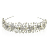 Eliza Headband - Silver - Ellen Hunter NYC - Luxury Bridal Jewelry