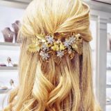 Elizabeth Comb - Gold - Multi-colored - Ellen Hunter NYC - Luxury Bridal Jewelry