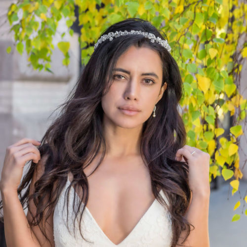 Hair Jewelry & Bridal Accessories Collections - Ellen Hunter NYC - Luxury Bridal Jewelry Designer - Combs, Wreaths, Earrings, Headbands, Vines, Hairpins