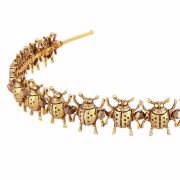 Ladybug Headband - Gold - Ellen Hunter NYC - Luxury Bridal Jewelry