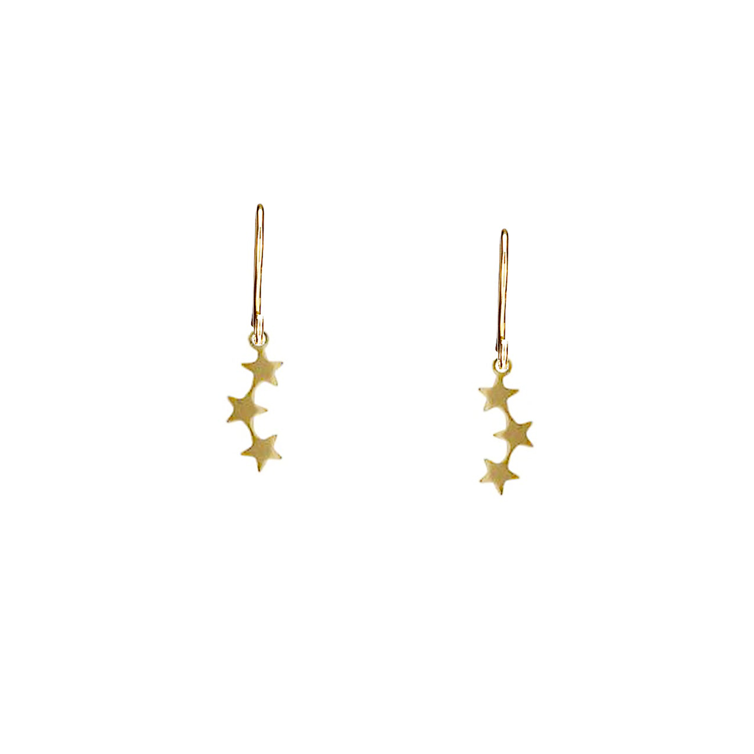 Leigh Earrings - Gold - Ellen Hunter NYC - Luxury Bridal Jewelry