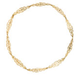 Lindsay Wreath - Gold - Ellen Hunter NYC - Luxury Bridal Jewelry