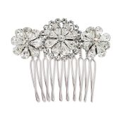 London Comb - Silver - Ellen Hunter NYC - Luxury Bridal Jewelry