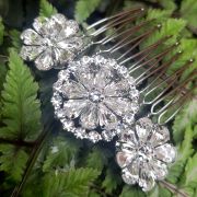 London Comb - Silver - Ellen Hunter NYC - Luxury Bridal Jewelry