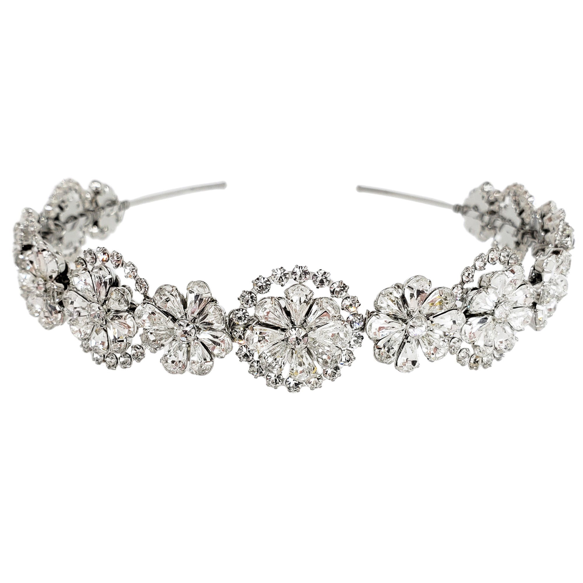 London Headband - Silver - Ellen Hunter NYC - Luxury Bridal Jewelry