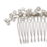 Mia Comb - Silver - Ellen Hunter NYC - Luxury Bridal Jewelry