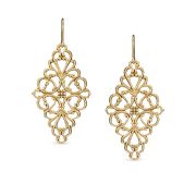 Olivia Earrings - Gold - Ellen Hunter NYC - Luxury Bridal Jewelry