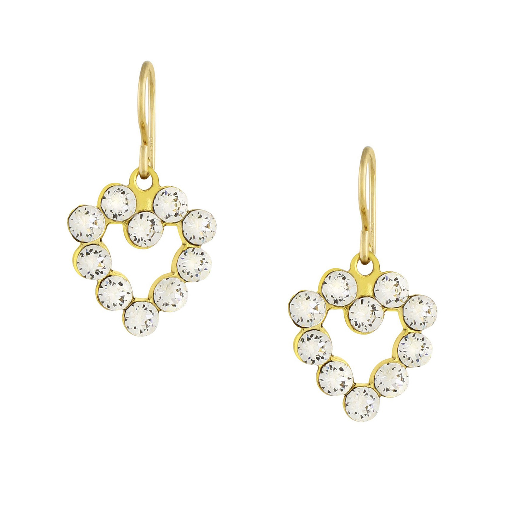 Patricia Earrings - Gold - Ellen Hunter NYC - Luxury Bridal Jewelry