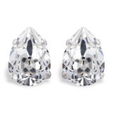 Perfect Pear Earrings - Silver - Ellen Hunter NYC - Luxury Bridal Jewelry