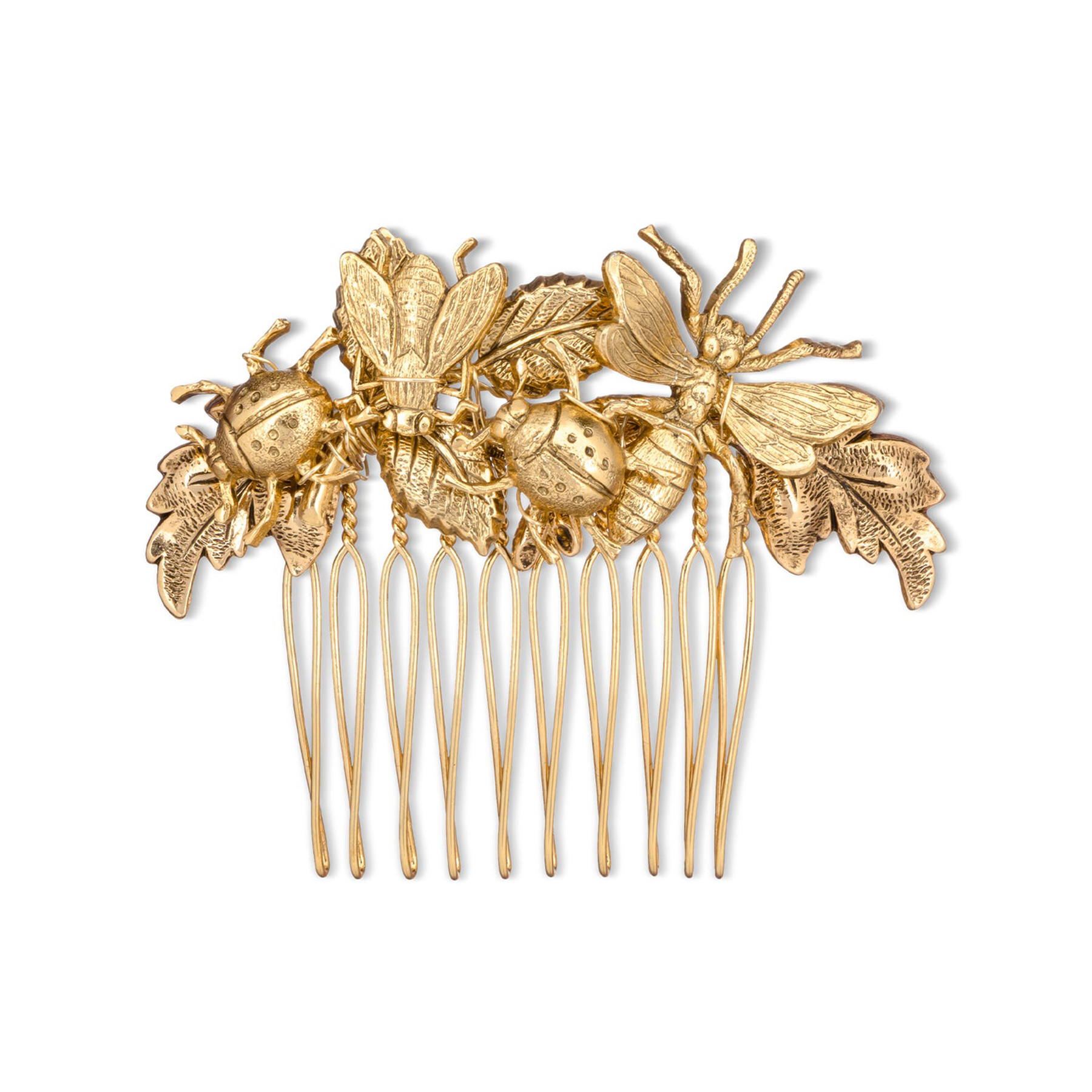 Scarlett Comb - Gold - Ellen Hunter NYC - Luxury Bridal Jewelry
