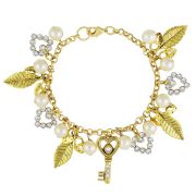 Secret Garden Bracelet - Gold - Ellen Hunter NYC - Luxury Bridal Jewelry