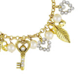 Secret Garden Bracelet - Gold - Ellen Hunter NYC - Luxury Bridal Jewelry