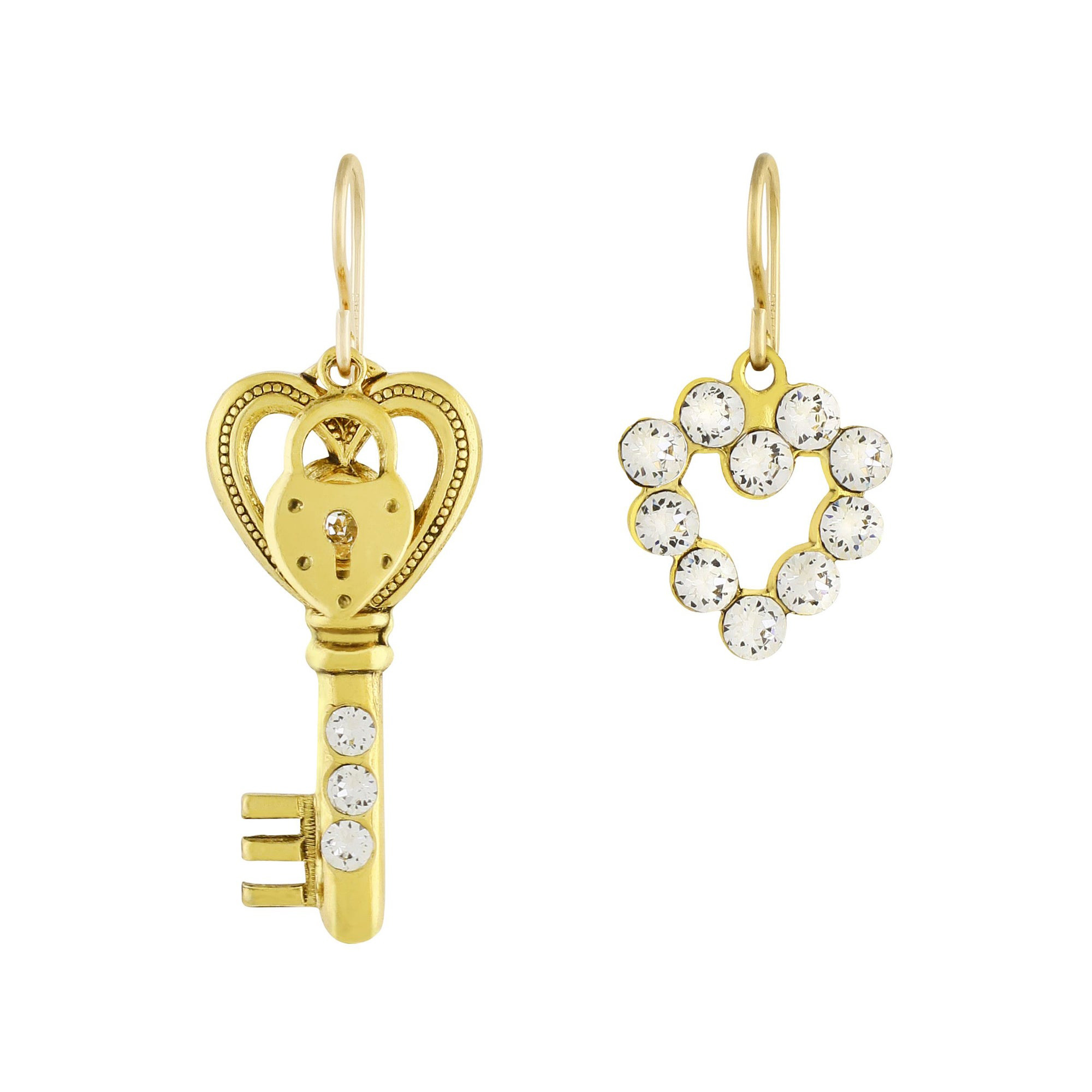 Secret Garden Earrings - Gold - Ellen Hunter NYC - Luxury Bridal Jewelry