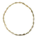 Thin Oak Wreath - Gold - Ellen Hunter NYC - Luxury Bridal Jewelry