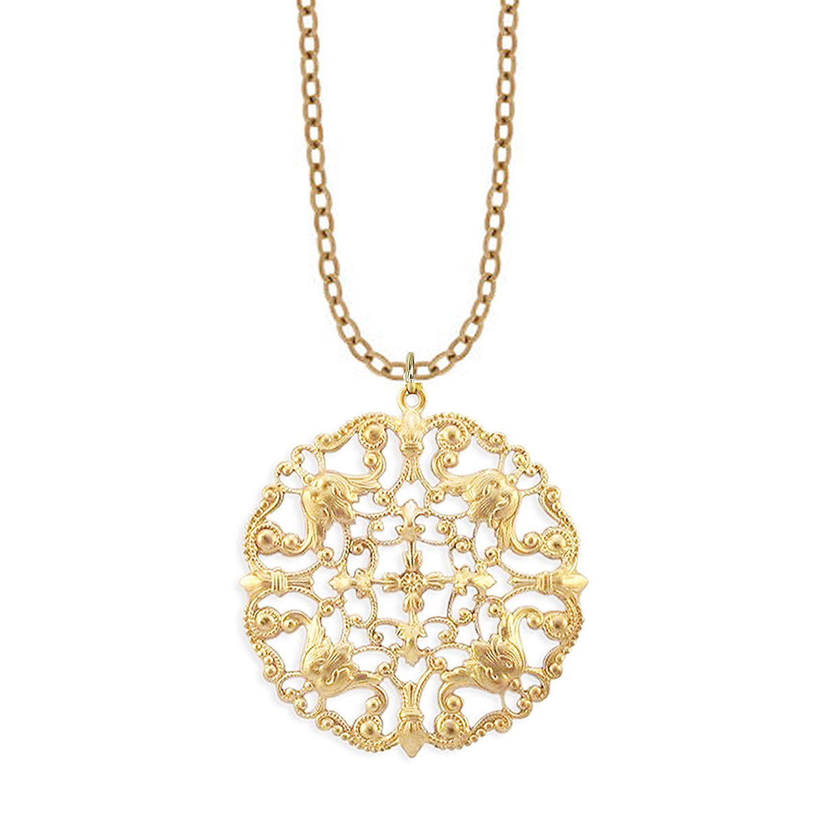 Bekah Necklace - Gold - Ellen Hunter NYC - Luxury Bridal Jewelry