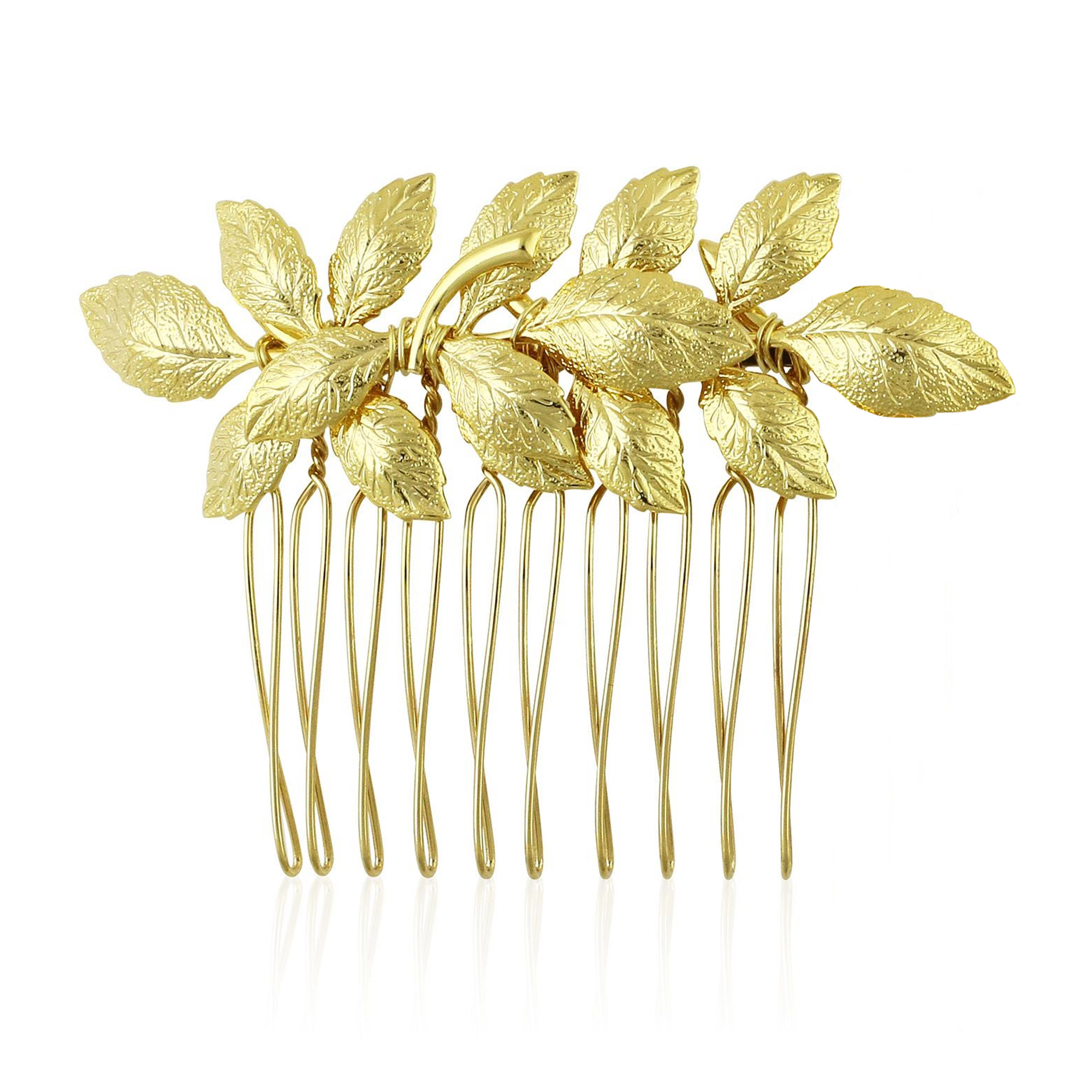 Daphne Comb - Gold - Ellen Hunter NYC - Luxury Bridal Jewelry