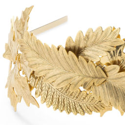 Cecelia Headband - Gold - Ellen Hunter NYC - Luxury Bridal Jewelry