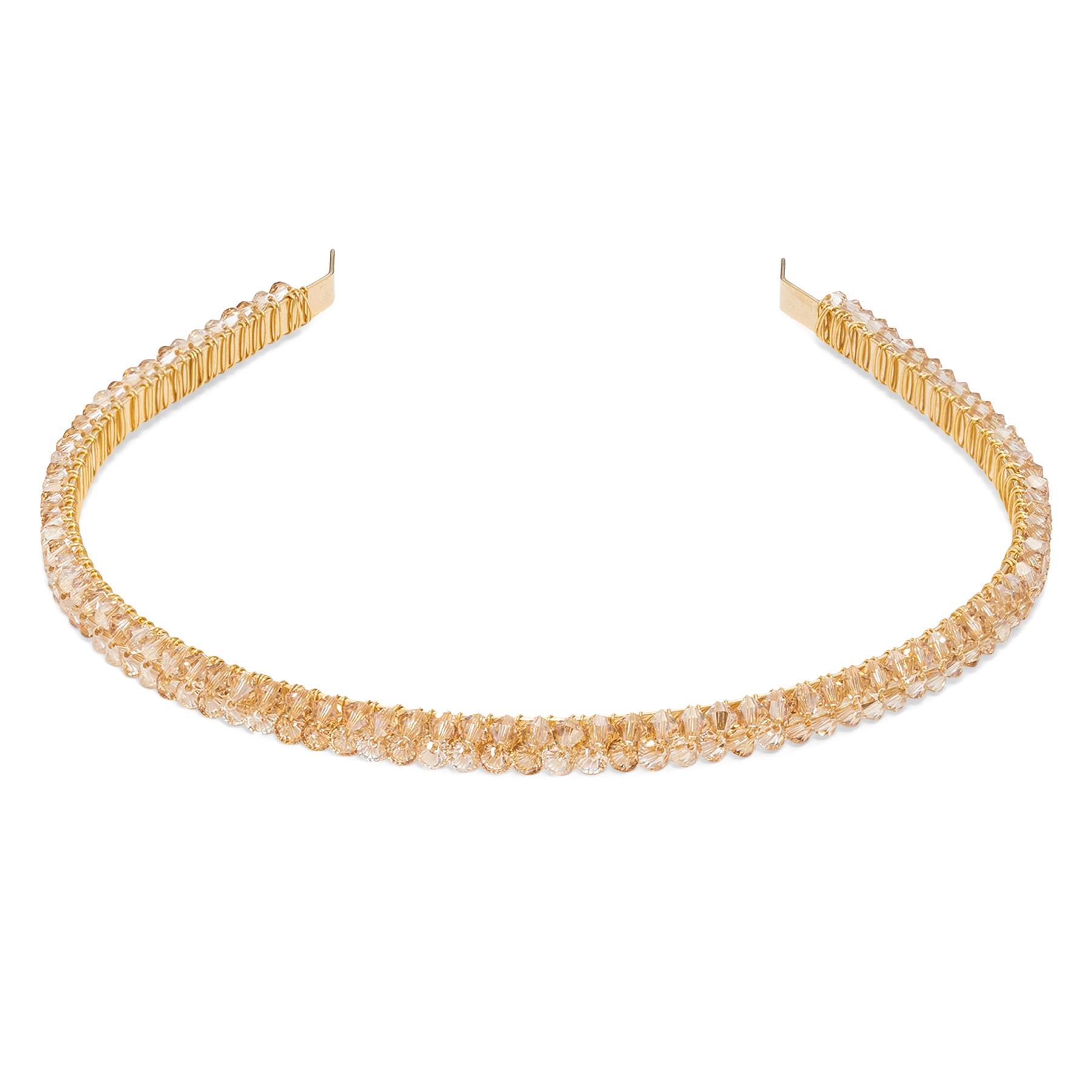 Honey Headband - Gold - Ellen Hunter NYC - Luxury Bridal Jewelry