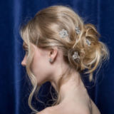 Joelie Comb - Silver - Ellen Hunter NYC - Luxury Bridal Jewelry