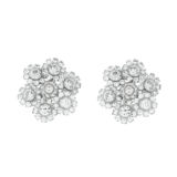 Joelle Earrings - Silver - Ellen Hunter NYC - Luxury Bridal Jewelry