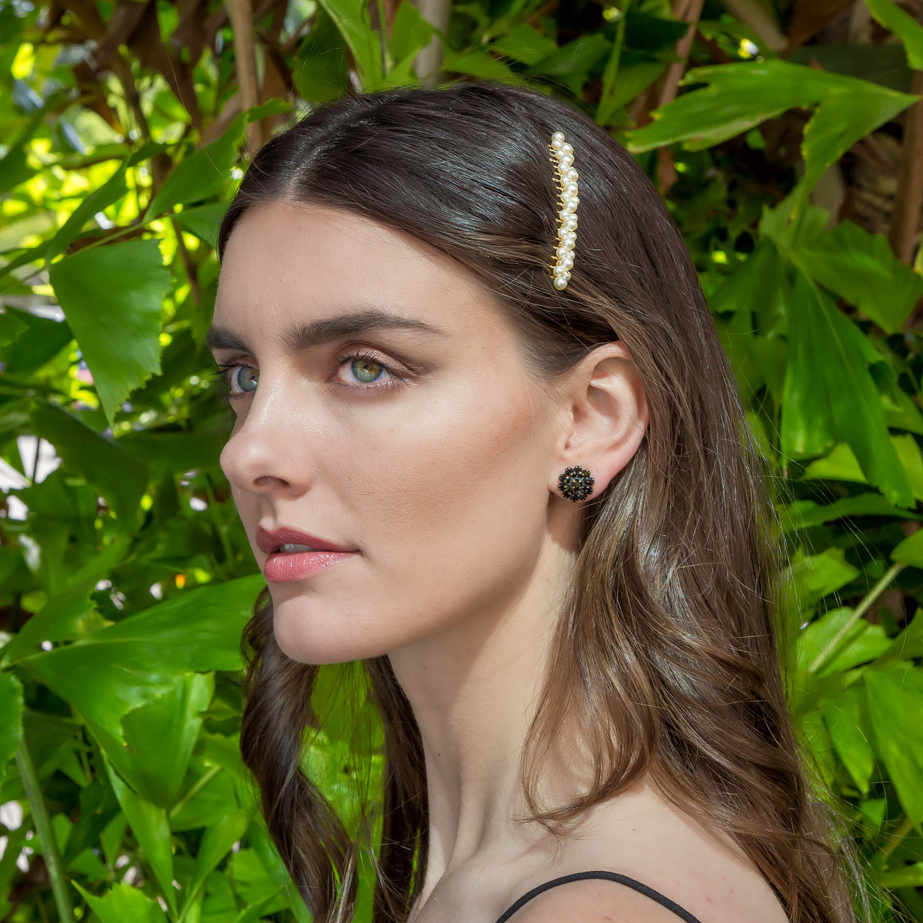 Pearl Comb - Gold - Ellen Hunter NYC - Luxury Bridal Jewelry