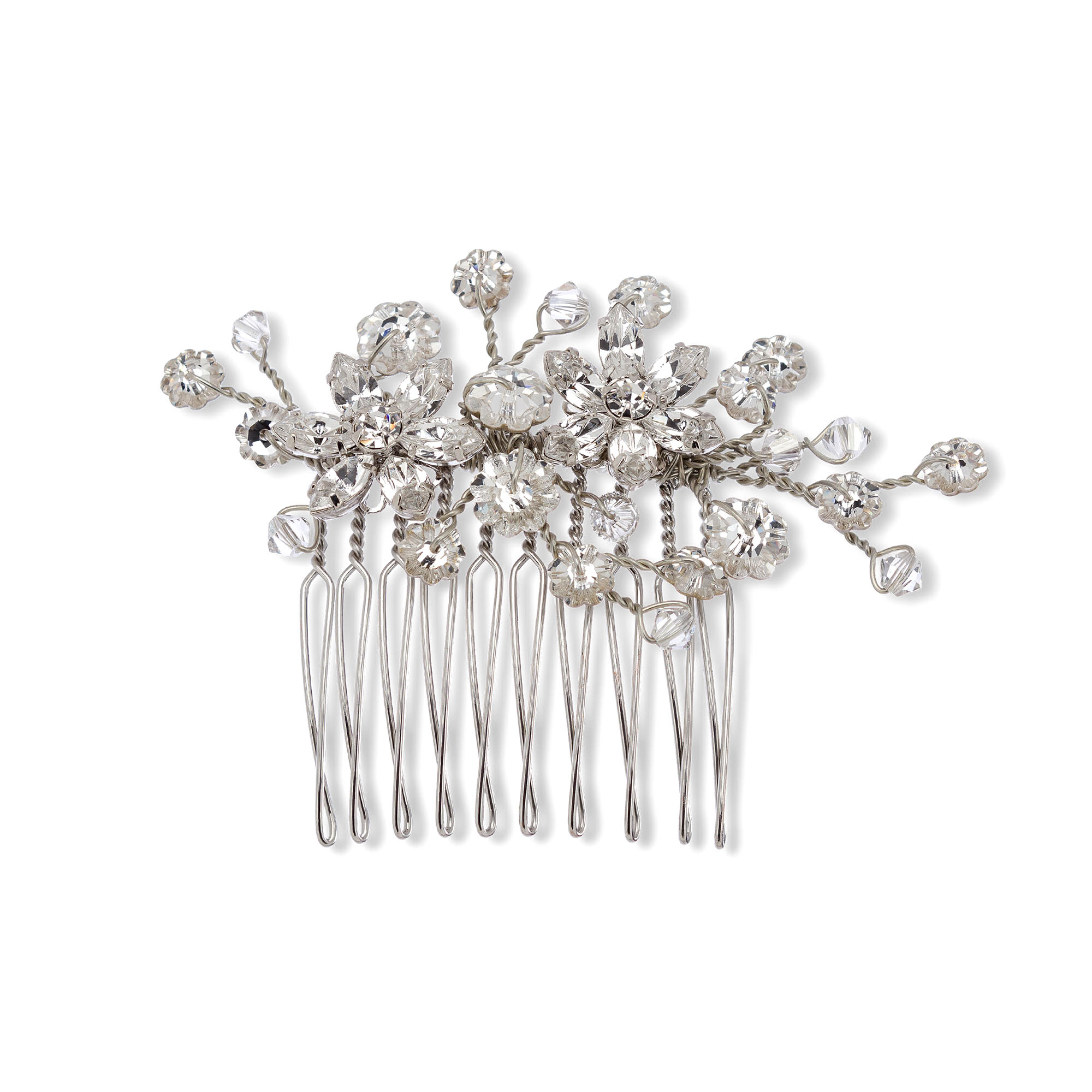 Tricia Comb - Silver - Ellen Hunter NYC - Luxury Bridal Jewelry