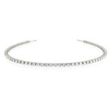 Angelina Headband - Silver - Ellen Hunter NYC - Luxury Bridal Jewelry