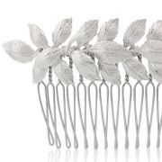 Daphne Comb - Silver - Ellen Hunter NYC - Luxury Bridal Jewelry