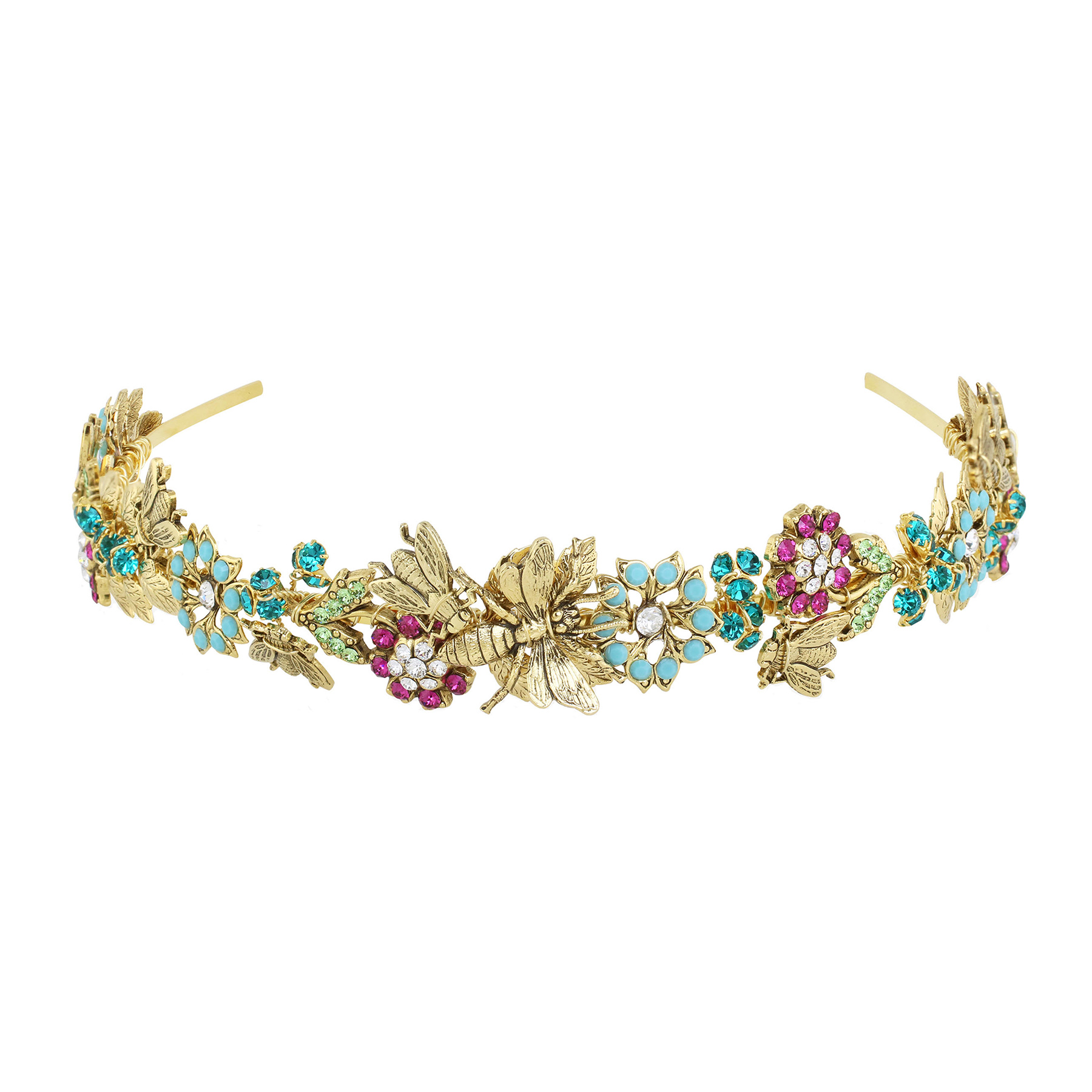 Sydney Headband - Gold - Ellen Hunter NYC - Luxury Bridal Jewelry