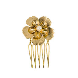 Taye Comb - Gold - Ellen Hunter NYC - Luxury Bridal Jewelry