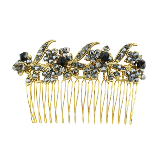 Aphrodite Comb - Gold - Ellen Hunter NYC - Luxury Bridal Jewelry