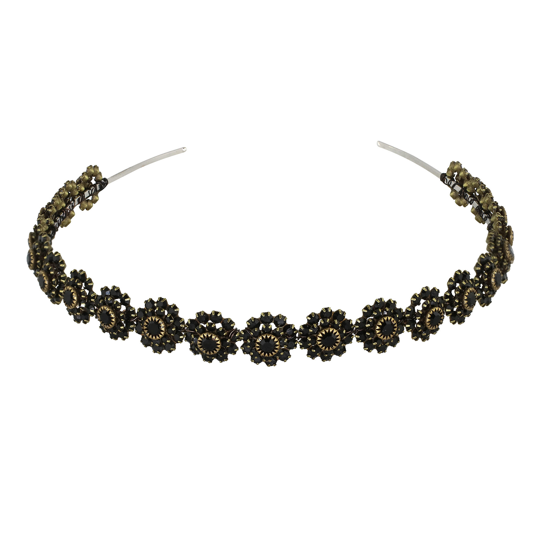 Pippa Headband - Black - Ellen Hunter NYC - Luxury Bridal Jewelry