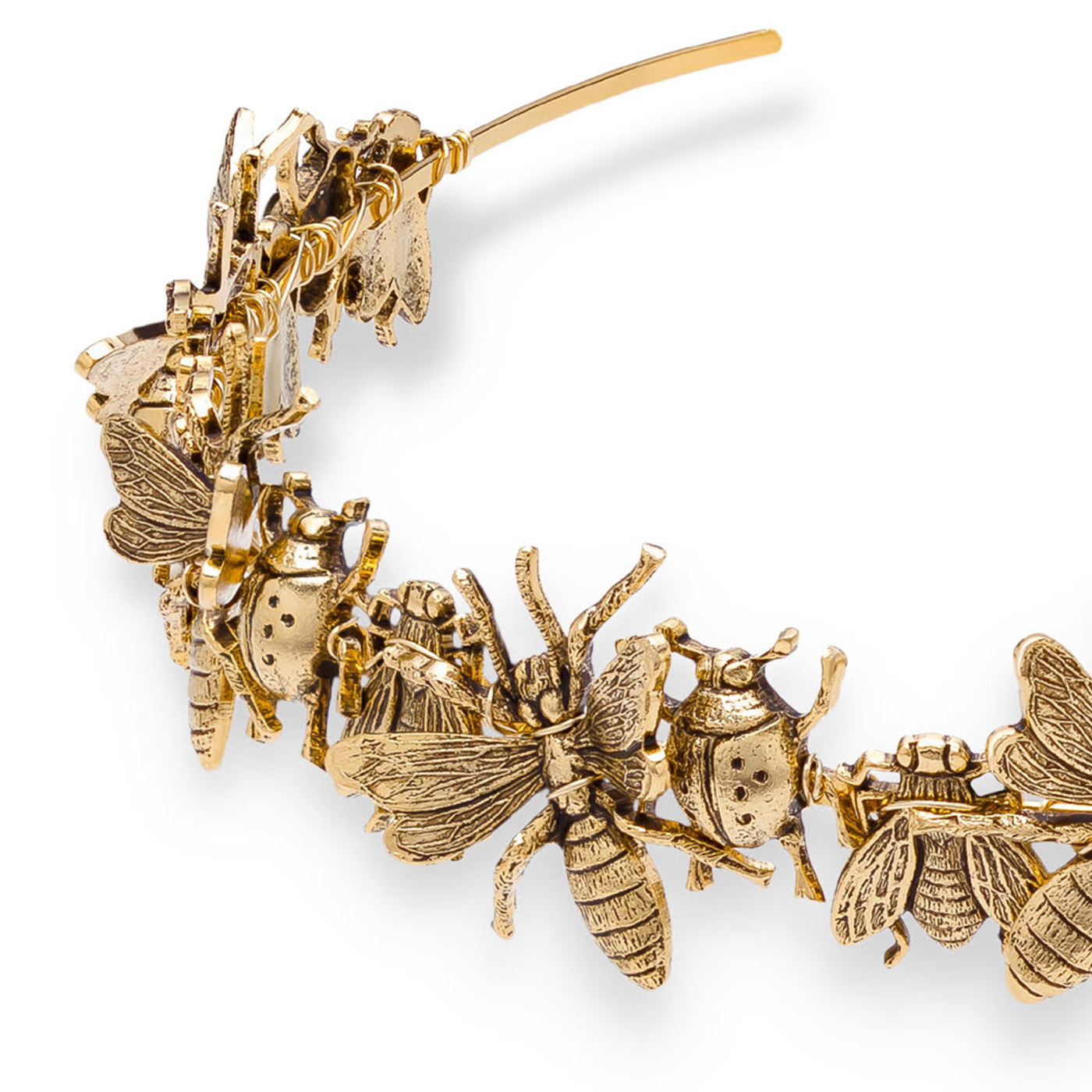 Juliet Headband - Gold - Ellen Hunter NYC - Luxury Bridal Jewelry