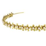 Daisy Headband - Gold - Ellen Hunter NYC - Luxury Bridal Jewelry