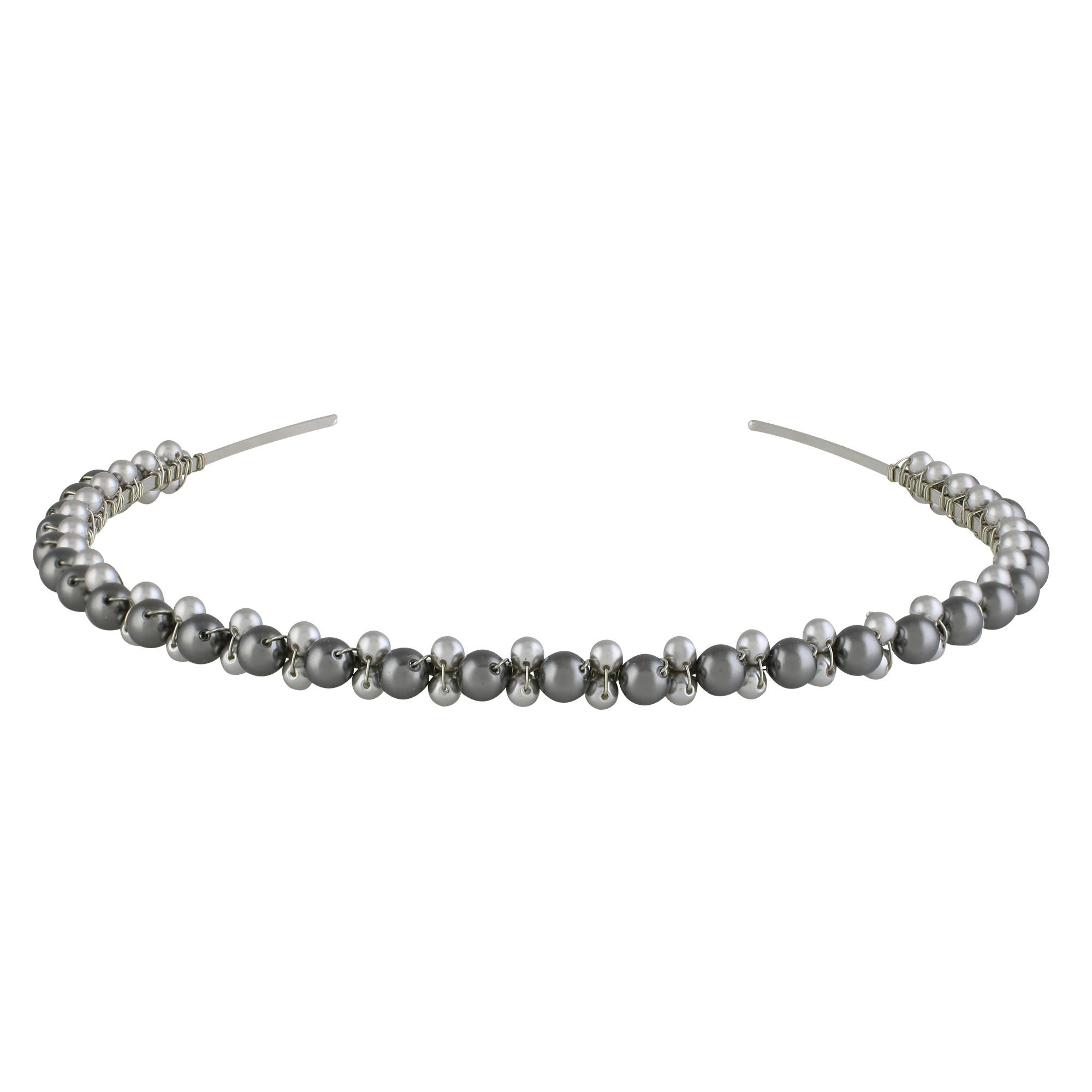 December Headband - Silver - Ellen Hunter NYC - Luxury Bridal Jewelry
