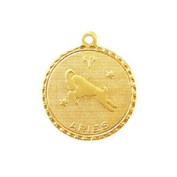 Aries Zodiac Necklace - Gold - Ellen Hunter NYC - Luxury Jewelry