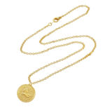 Capricorn Zodiac Necklace - Gold - Ellen Hunter NYC - Luxury Jewelry