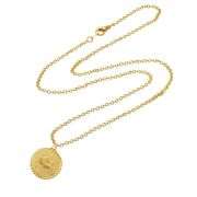 Leo Zodiac Necklace - Gold - Ellen Hunter NYC - Luxury Jewelry