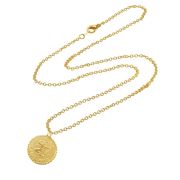 Sagittarius Zodiac Necklace - Gold - Ellen Hunter NYC - Luxury Jewelry