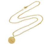 Virgo Zodiac Necklace - Gold - Ellen Hunter NYC - Luxury Jewelry