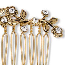 Chelsea Comb - Gold - Ellen Hunter NYC - Luxury Bridal Jewelry