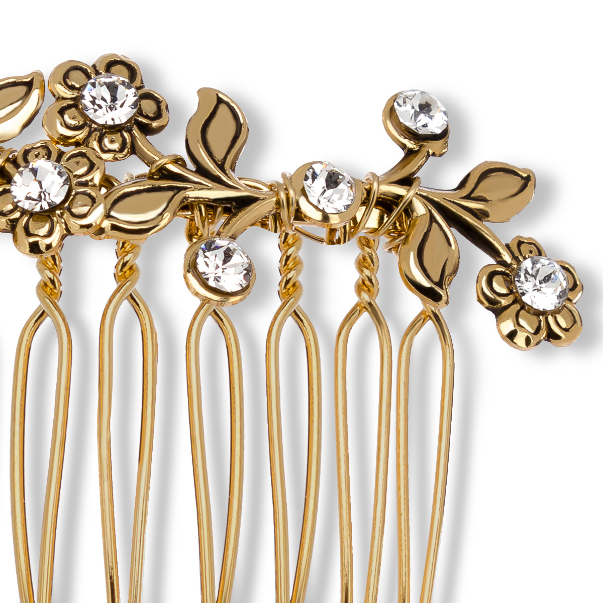 Chelsea Comb - Gold - Ellen Hunter NYC - Luxury Bridal Jewelry